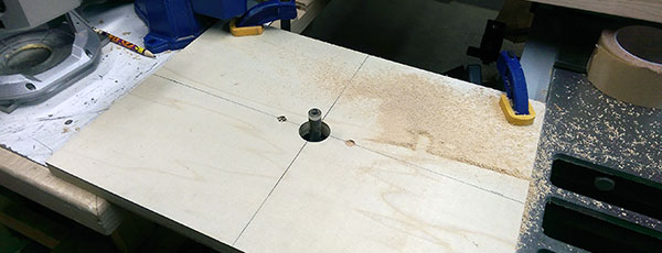Make-shift router table